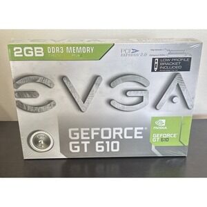 NEW Sealed EVGA Nvidia GeForce GT 610 Graphics Card (02GP32619KR) 2GB DDR3